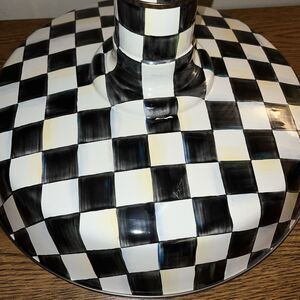 Mackenzie-Childs Courtly Check Barn Pendant Lamp - 18"